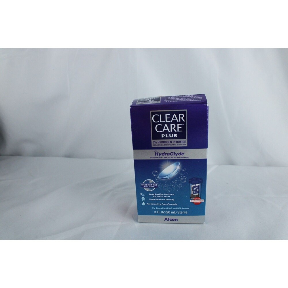 Clear Care Plus Cleaning & Disinfecting Lens Solution Hydraglyde - 3oz- Ex: 9/26